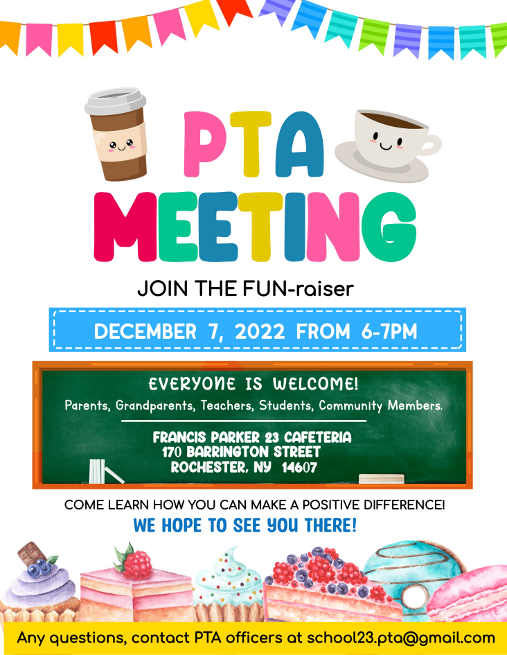 December PTA Meeting